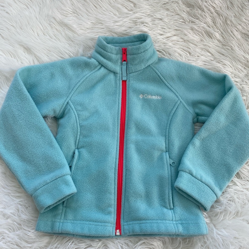 Columbia Light Blue Fleece Jacket